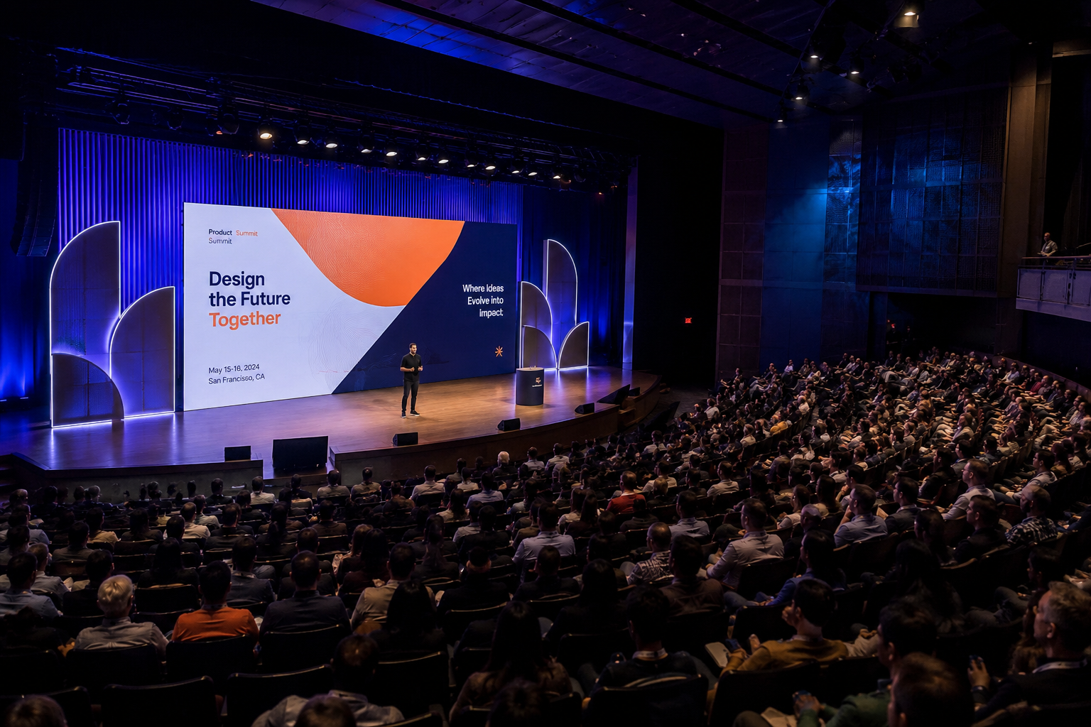 Experiences that connect — the event formats Showmonk produces: corporate events, rewards and recognition, conferences, B2B meets, product launches, M.I.C.E, exhibitions, internal employee engagements, audience acquisition programmes, brand-led activations and experiential marketing